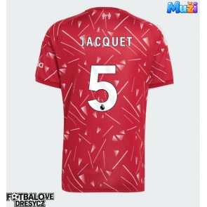 Liverpool Jeremy Jacquet #5 Domácí Dres 2026-27 Krátký Rukáv Liverpool Jeremy Jacquet #5 Domácí Dres 2026-27 Krátký Rukáv